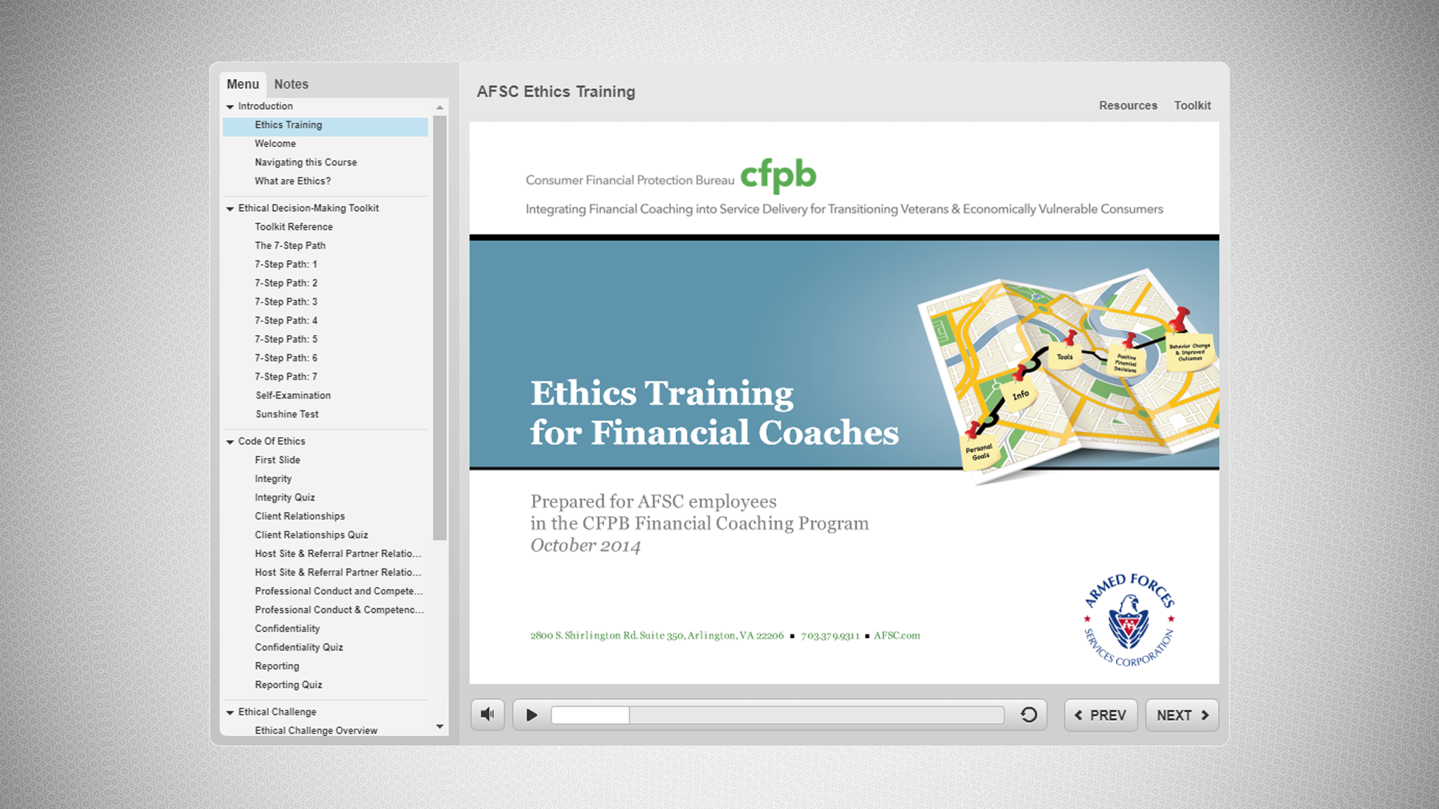 CFPB Ethics Training